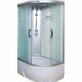 Душевая кабина Водный Мир 8802 (120х80х215) комфорт матовая, глубокий поддон, левая