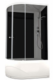 Domani-Spa Delight 128 high R, высокий поддон, черные стенки, 120х80х218см, двери тонированные