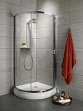 Душевой уголок Radaway Premium Plus B стекло графитовое 30473-01-05N (без поддона) (90x90x190)