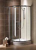 Душевой уголок Radaway Premium Plus A 1900 стекло ткань фабрик 30403-01-06N (без поддона) (90x90x190)