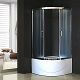 Душевое ограждение Royal Bath RB 100ВK-C-CH 100х100х200, матовые стекла, высокий поддон