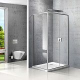 Душевой уголок Vincea  Slim VSR-2SL8010CL-R, 1000х800, хром, стекло прозрачное, правый