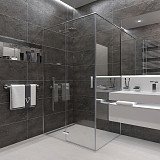 Душевой уголок Veconi RV-073 80х90х195, стекло прозрачное