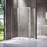Душевой уголок Vincea  Lugano VSR-1L9013CL-1, 1300х900, хром, стекло прозрачное