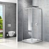 Душевой уголок Vincea  Slim VPR-2SL9090CL, 900х900, хром, стекло прозрачное