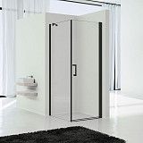 Душевой уголок Vincea  Orta VSR-1O9090CLB, 900х900, черный, стекло прозрачное