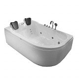 Акриловая ванна Royal Bath NORWAY RB331100 L с каркасом, 1800х1200х660, левая