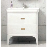 Тумба напольная с двумя выкатными ящиками, BelBagno 800x480x850 PRADO-800-2C-PIA-BL