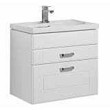 Тумба Aquanet Рондо 70 2 ящика цвет белый 189154