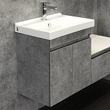 Тумба-умывальник COMFORTY Осло-60 бетон светлый с раковиной Fest 60 F01