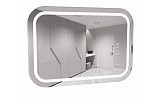 Зеркало Домино Elis 100 white с подсветкой Sansa