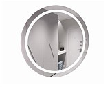 Зеркало Домино Gia 75 white с подсветкой Sansa