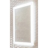 Зеркало Agava Naomi LED 400х640, c часами 