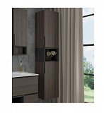 Шкаф-колонна COMFORTY Франкфурт-40 дуб шоколадно-коричневый